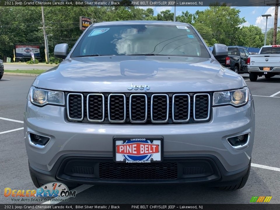 2021 Jeep Grand Cherokee Laredo 4x4 Billet Silver Metallic / Black Photo #3