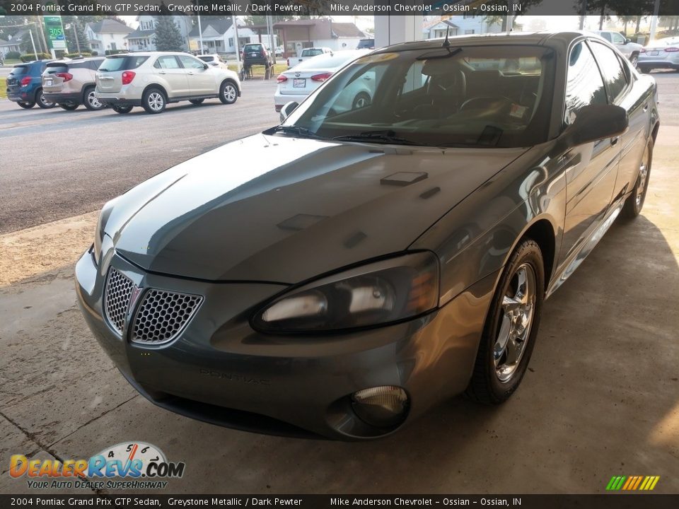 2004 Pontiac Grand Prix GTP Sedan Greystone Metallic / Dark Pewter Photo #8