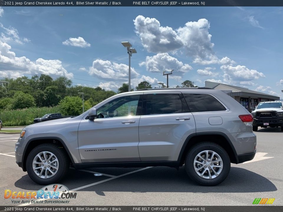 2021 Jeep Grand Cherokee Laredo 4x4 Billet Silver Metallic / Black Photo #4