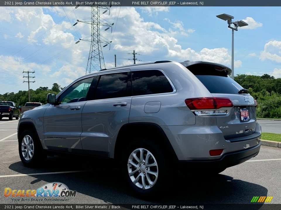 2021 Jeep Grand Cherokee Laredo 4x4 Billet Silver Metallic / Black Photo #6