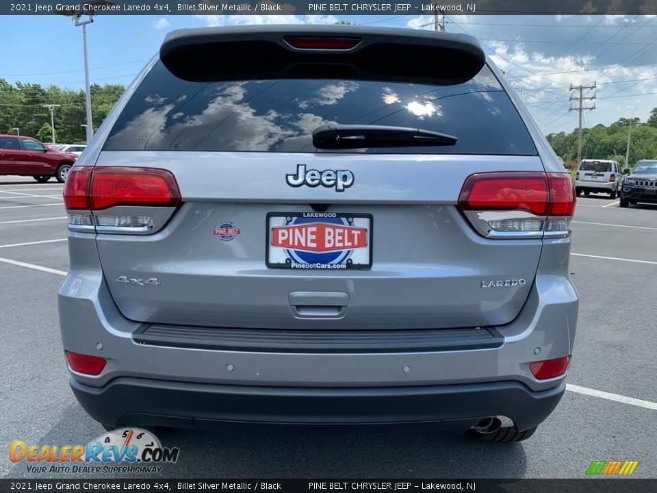 2021 Jeep Grand Cherokee Laredo 4x4 Billet Silver Metallic / Black Photo #7