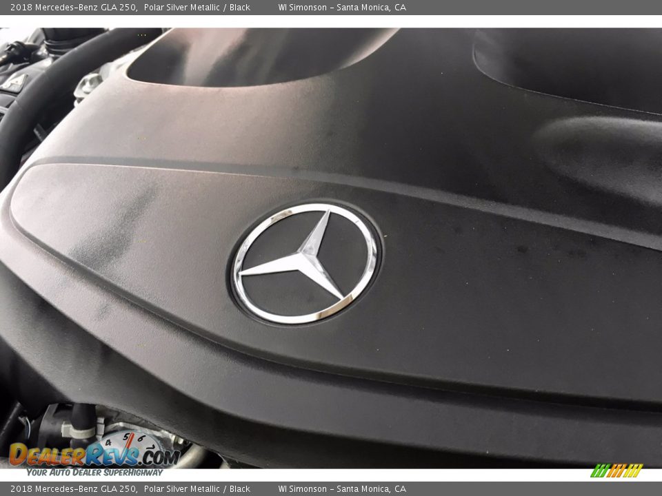 2018 Mercedes-Benz GLA 250 Polar Silver Metallic / Black Photo #31