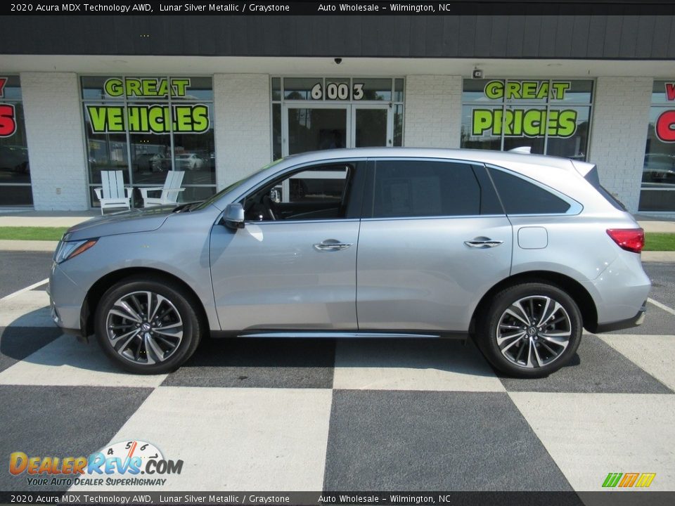 2020 Acura MDX Technology AWD Lunar Silver Metallic / Graystone Photo #1