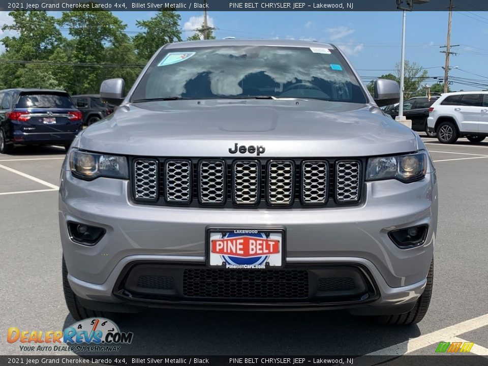 2021 Jeep Grand Cherokee Laredo 4x4 Billet Silver Metallic / Black Photo #3