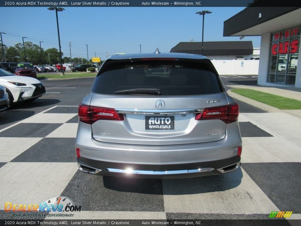 2020 Acura MDX Technology AWD Lunar Silver Metallic / Graystone Photo #4