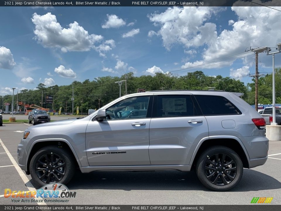 2021 Jeep Grand Cherokee Laredo 4x4 Billet Silver Metallic / Black Photo #4