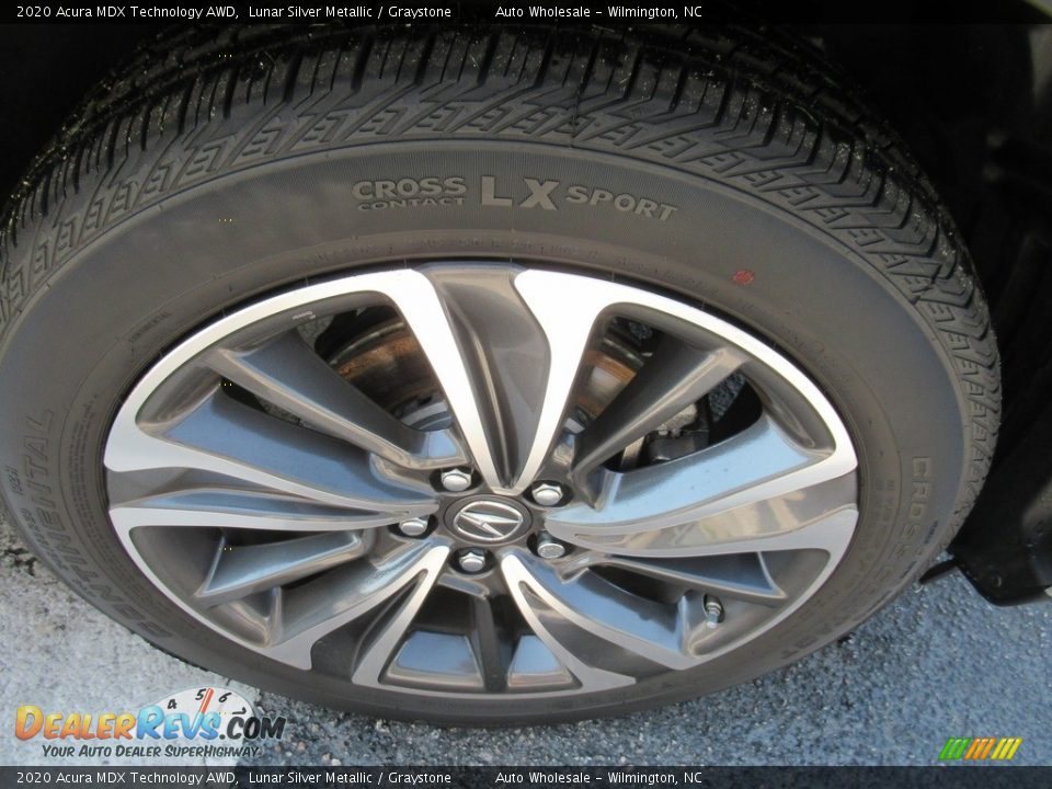 2020 Acura MDX Technology AWD Lunar Silver Metallic / Graystone Photo #7