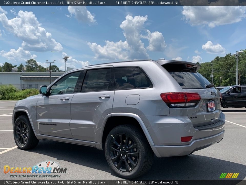 2021 Jeep Grand Cherokee Laredo 4x4 Billet Silver Metallic / Black Photo #6