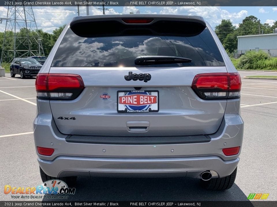 2021 Jeep Grand Cherokee Laredo 4x4 Billet Silver Metallic / Black Photo #7