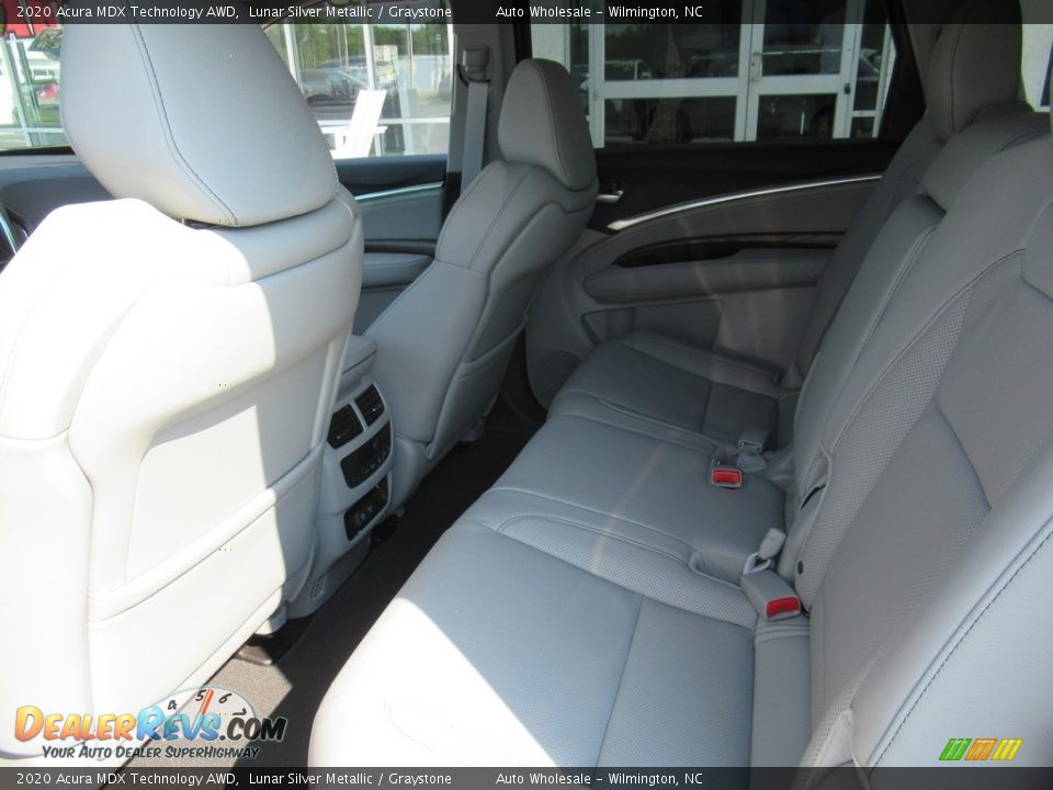2020 Acura MDX Technology AWD Lunar Silver Metallic / Graystone Photo #12