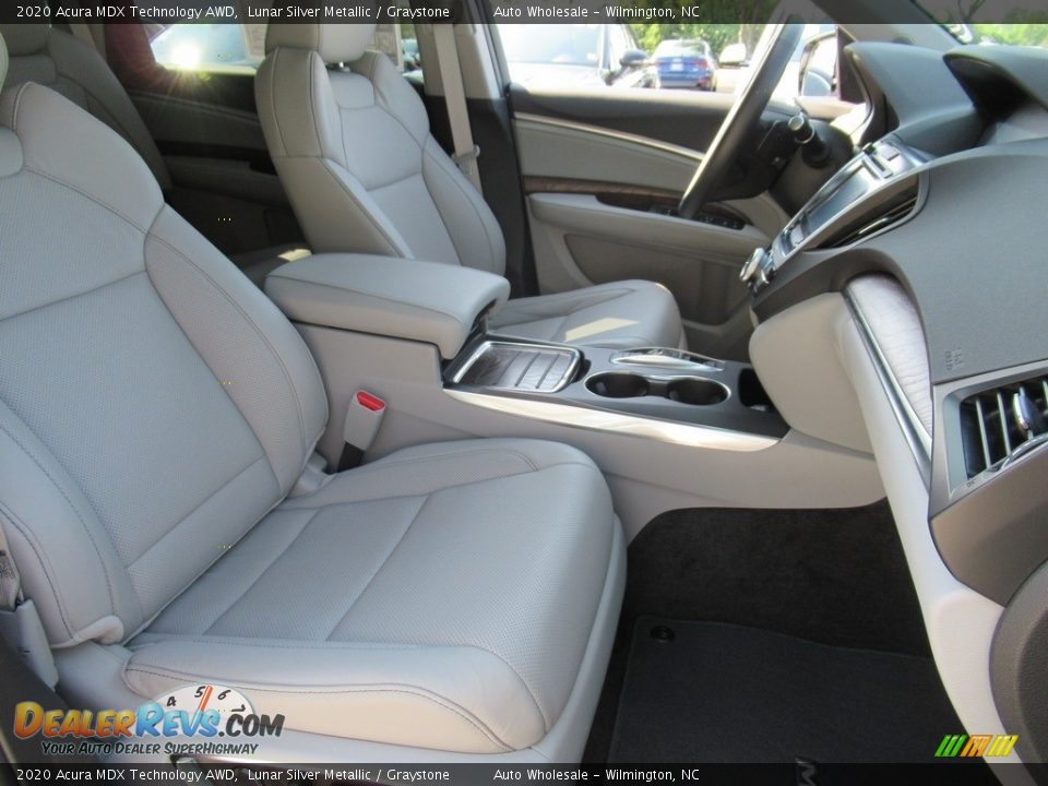 2020 Acura MDX Technology AWD Lunar Silver Metallic / Graystone Photo #13