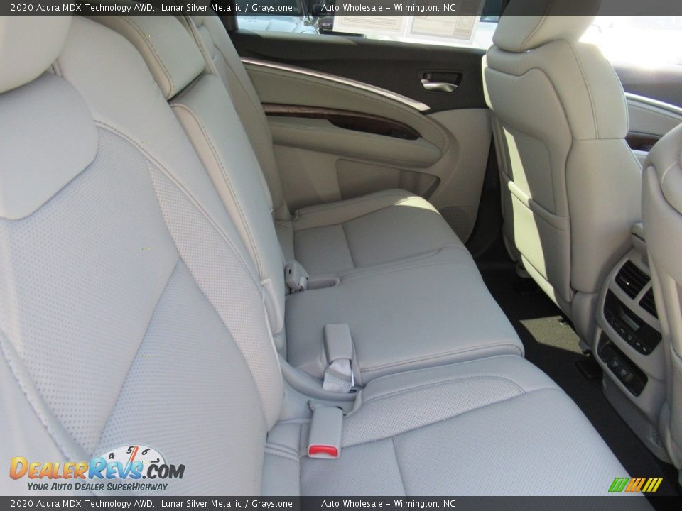 2020 Acura MDX Technology AWD Lunar Silver Metallic / Graystone Photo #14