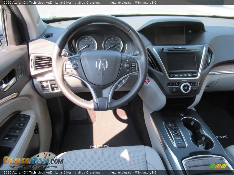 2020 Acura MDX Technology AWD Lunar Silver Metallic / Graystone Photo #15