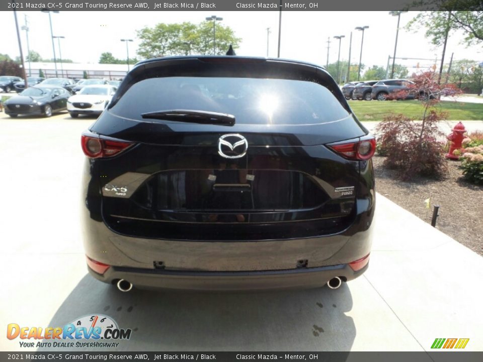 2021 Mazda CX-5 Grand Touring Reserve AWD Jet Black Mica / Black Photo #5