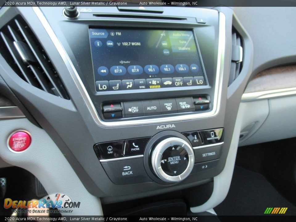 2020 Acura MDX Technology AWD Lunar Silver Metallic / Graystone Photo #19