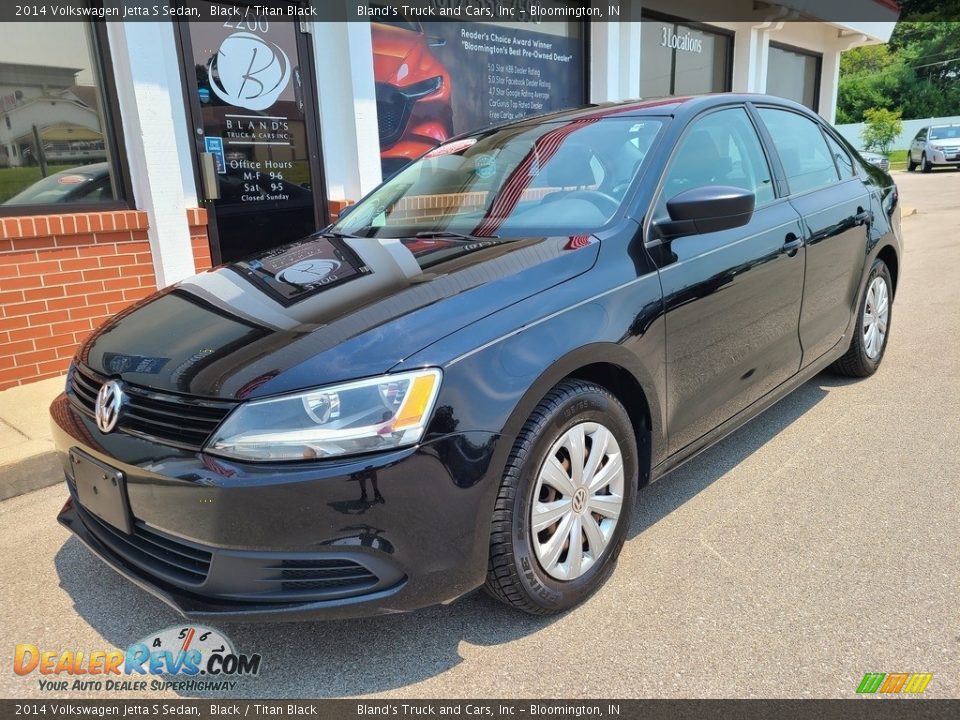 2014 Volkswagen Jetta S Sedan Black / Titan Black Photo #2