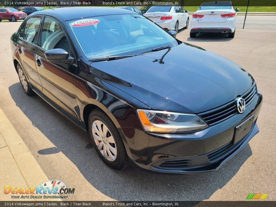 2014 Volkswagen Jetta S Sedan Black / Titan Black Photo #31