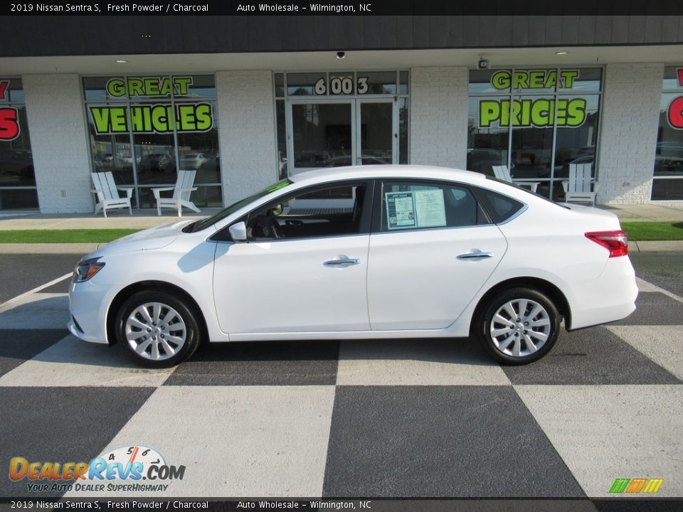 2019 Nissan Sentra S Fresh Powder / Charcoal Photo #1
