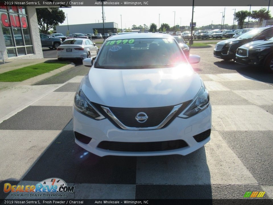 2019 Nissan Sentra S Fresh Powder / Charcoal Photo #2