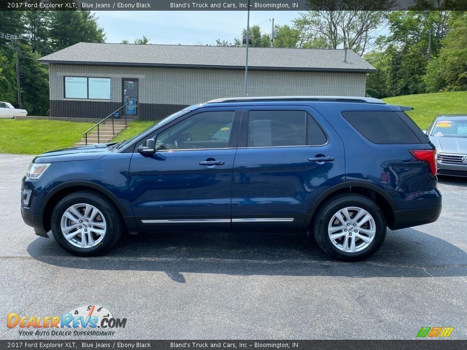 2017 Ford Explorer XLT Blue Jeans / Ebony Black Photo #1