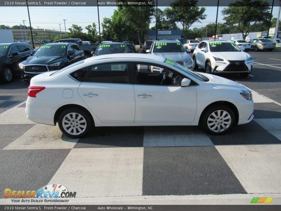 2019 Nissan Sentra S Fresh Powder / Charcoal Photo #3