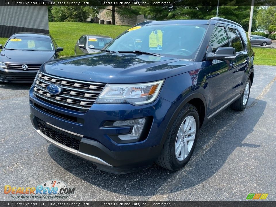 2017 Ford Explorer XLT Blue Jeans / Ebony Black Photo #2