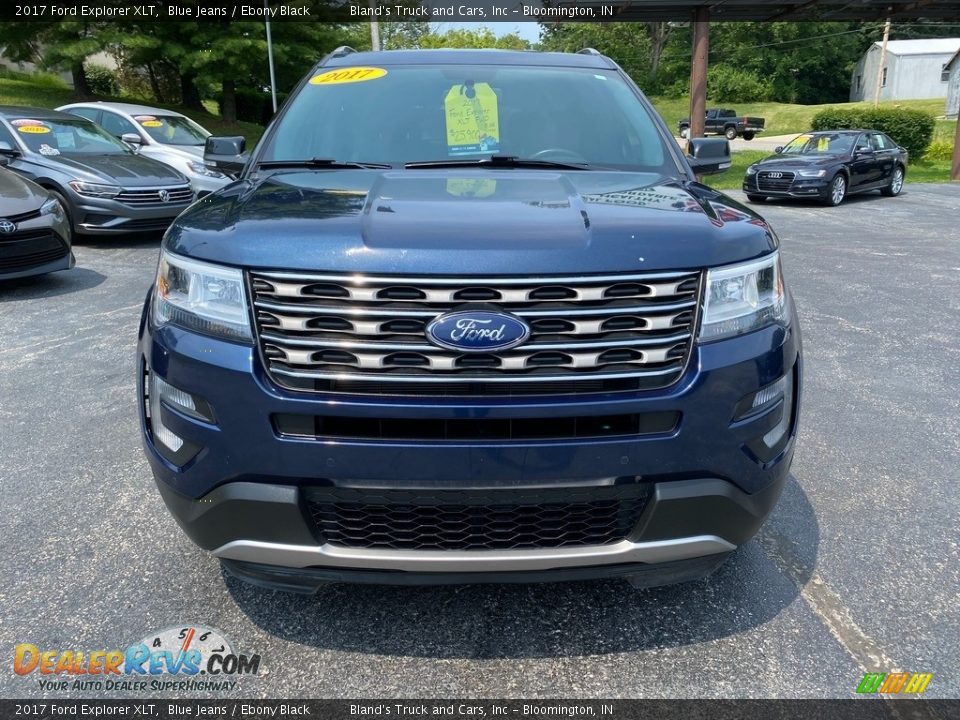 2017 Ford Explorer XLT Blue Jeans / Ebony Black Photo #3