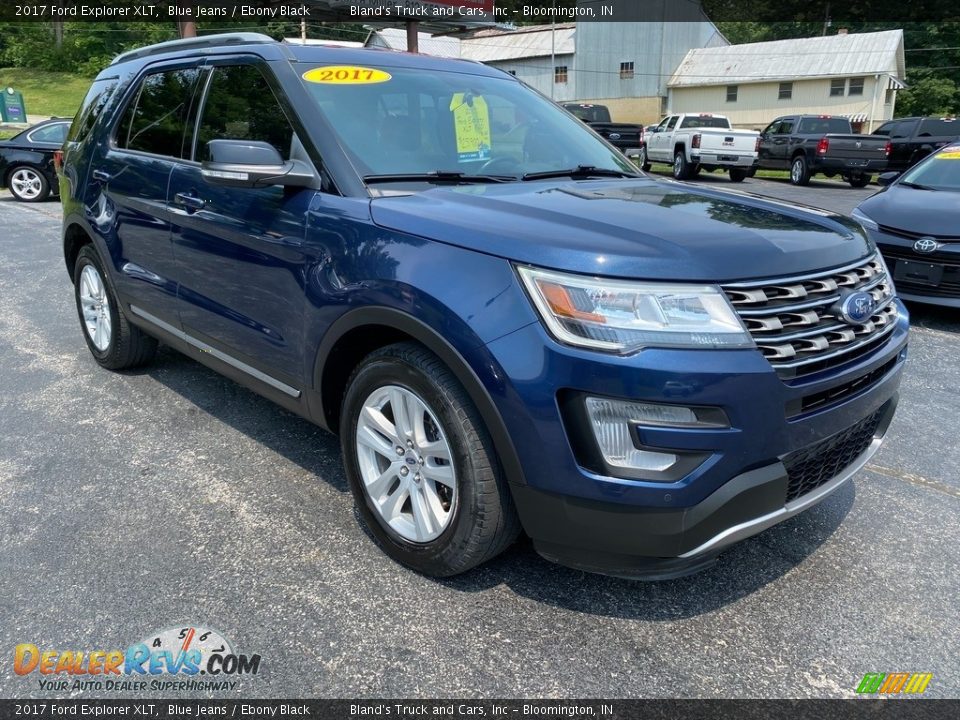 2017 Ford Explorer XLT Blue Jeans / Ebony Black Photo #4