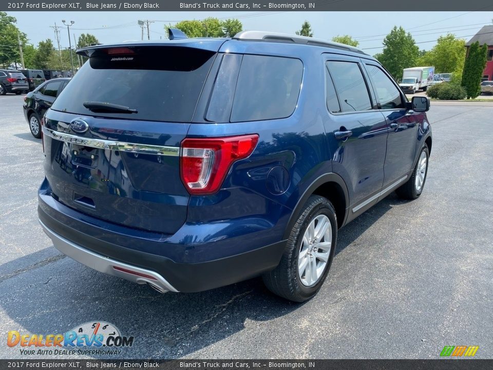 2017 Ford Explorer XLT Blue Jeans / Ebony Black Photo #6