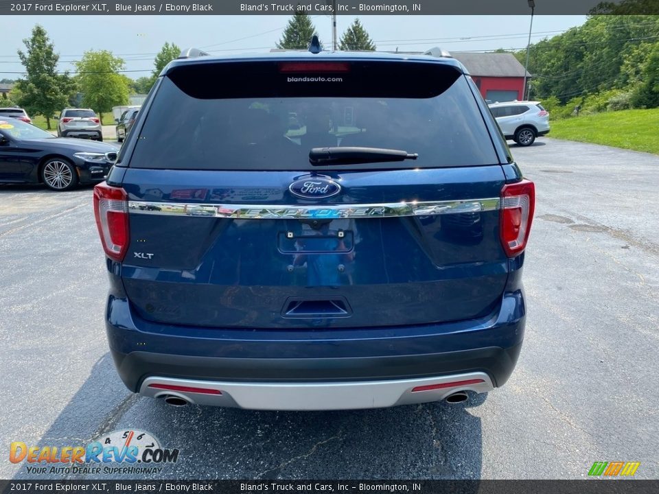 2017 Ford Explorer XLT Blue Jeans / Ebony Black Photo #7