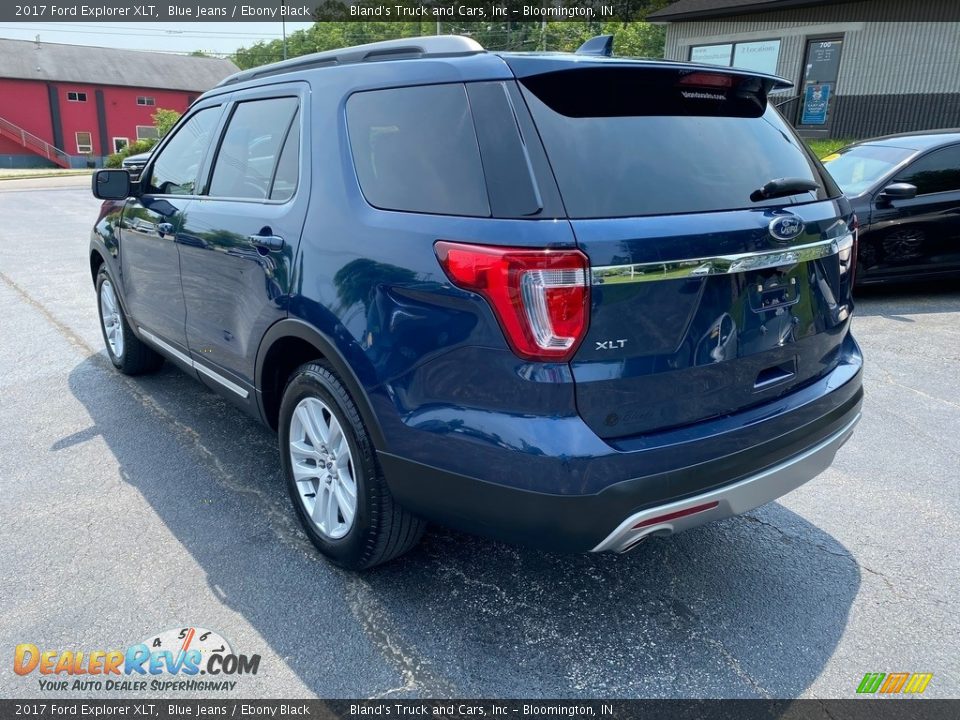 2017 Ford Explorer XLT Blue Jeans / Ebony Black Photo #8