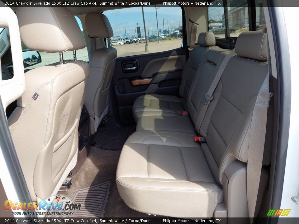 2014 Chevrolet Silverado 1500 LTZ Crew Cab 4x4 Summit White / Cocoa/Dune Photo #12
