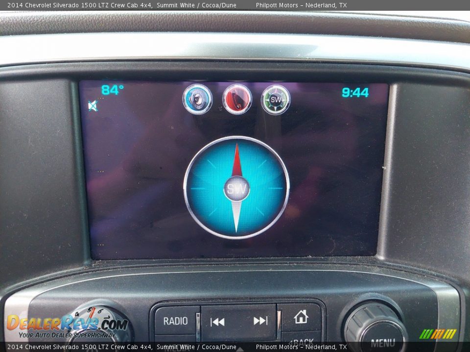 2014 Chevrolet Silverado 1500 LTZ Crew Cab 4x4 Summit White / Cocoa/Dune Photo #22