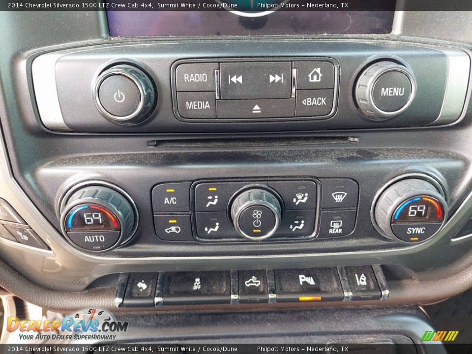 2014 Chevrolet Silverado 1500 LTZ Crew Cab 4x4 Summit White / Cocoa/Dune Photo #23