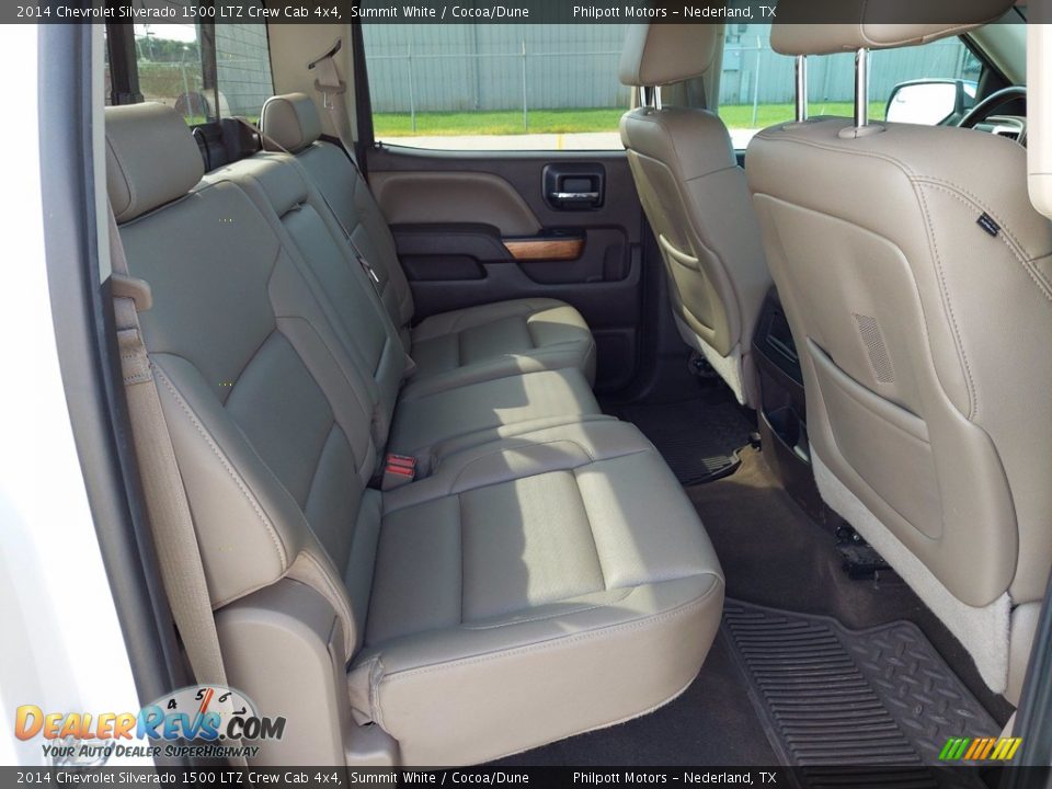 2014 Chevrolet Silverado 1500 LTZ Crew Cab 4x4 Summit White / Cocoa/Dune Photo #27