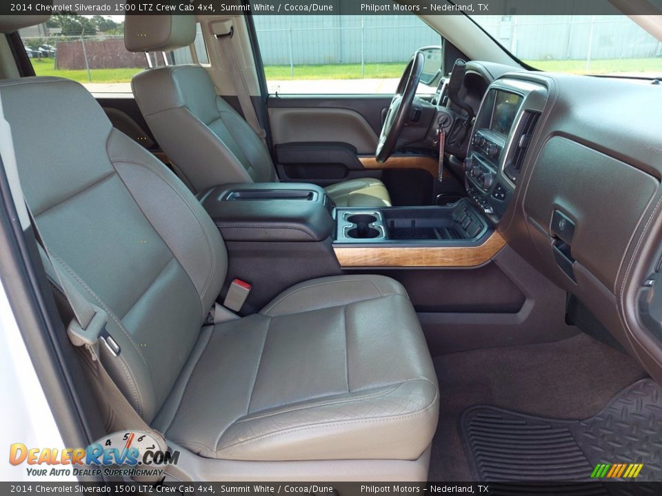 2014 Chevrolet Silverado 1500 LTZ Crew Cab 4x4 Summit White / Cocoa/Dune Photo #29