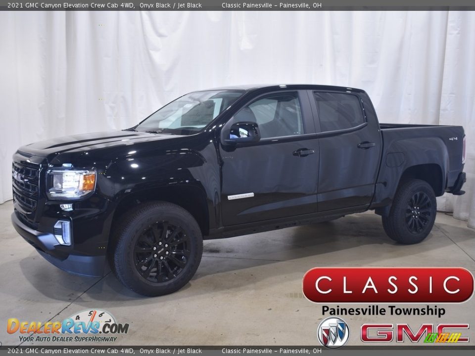 2021 GMC Canyon Elevation Crew Cab 4WD Onyx Black / Jet Black Photo #1