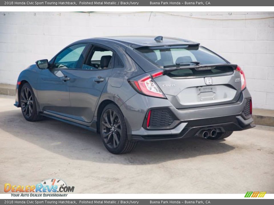 Polished Metal Metallic 2018 Honda Civic Sport Touring Hatchback Photo #2