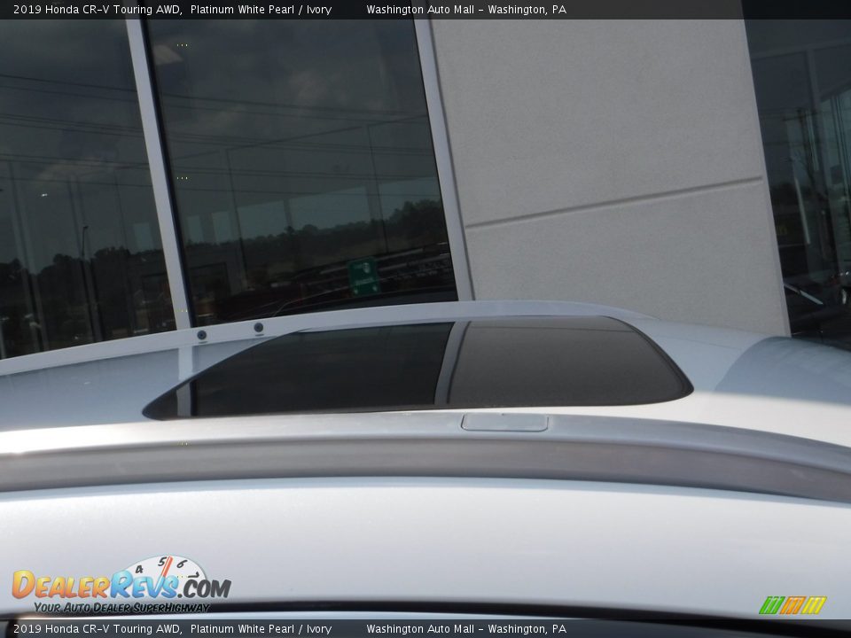 2019 Honda CR-V Touring AWD Platinum White Pearl / Ivory Photo #3