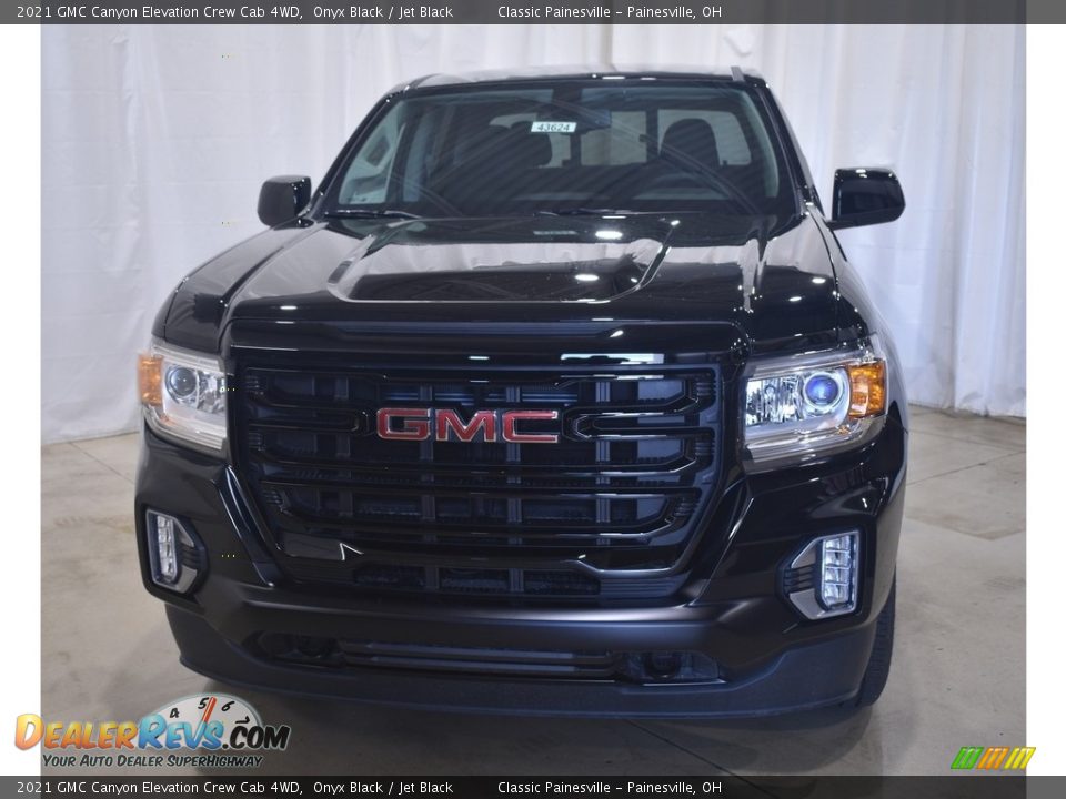 2021 GMC Canyon Elevation Crew Cab 4WD Onyx Black / Jet Black Photo #4