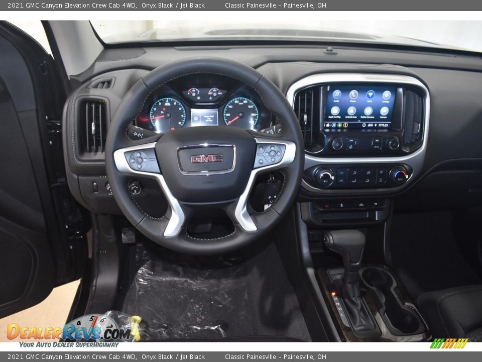 2021 GMC Canyon Elevation Crew Cab 4WD Onyx Black / Jet Black Photo #10