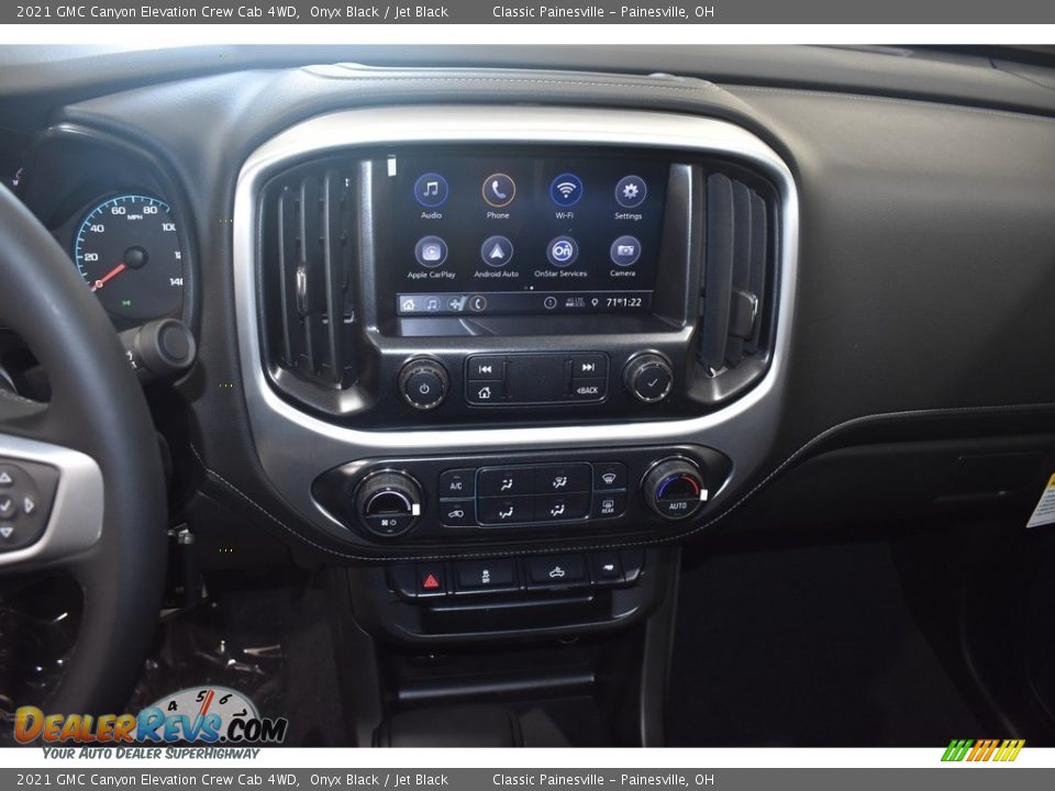 2021 GMC Canyon Elevation Crew Cab 4WD Onyx Black / Jet Black Photo #11