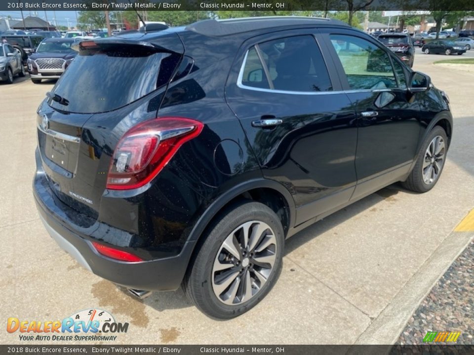 Ebony Twilight Metallic 2018 Buick Encore Essence Photo #2