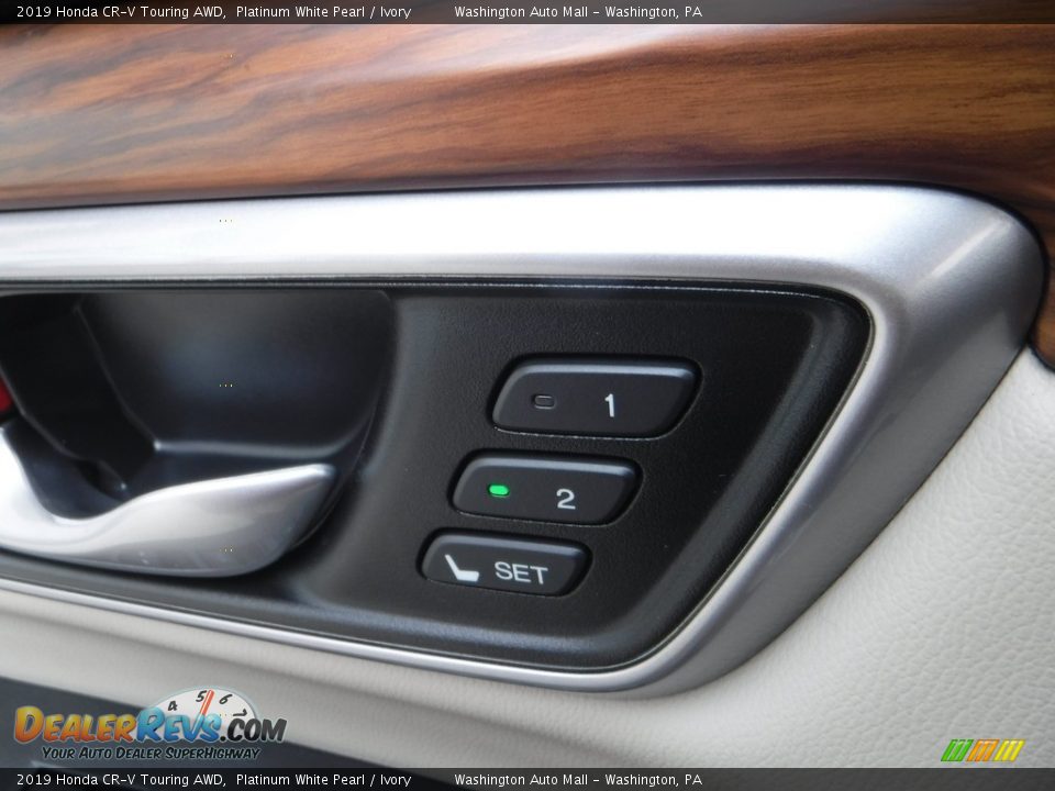 2019 Honda CR-V Touring AWD Platinum White Pearl / Ivory Photo #13