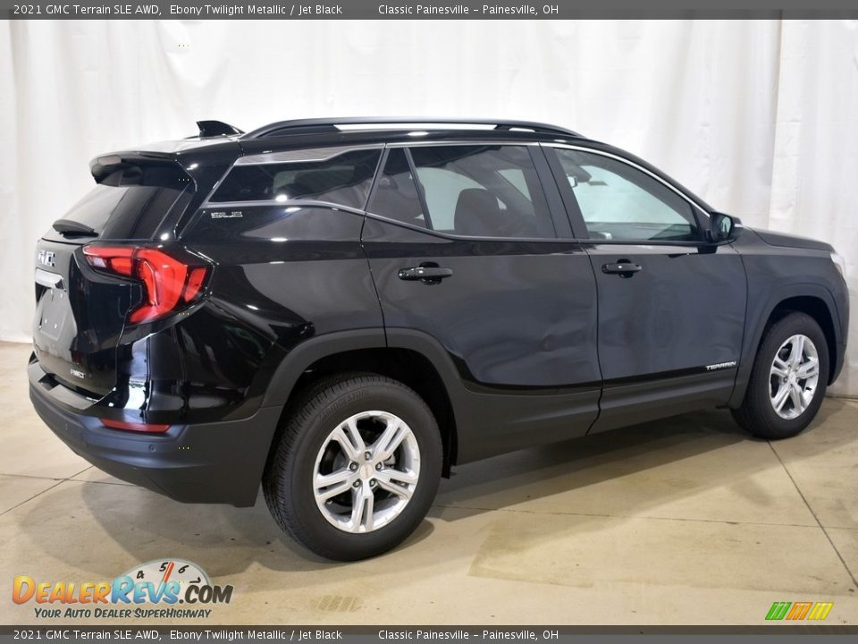 2021 GMC Terrain SLE AWD Ebony Twilight Metallic / Jet Black Photo #2