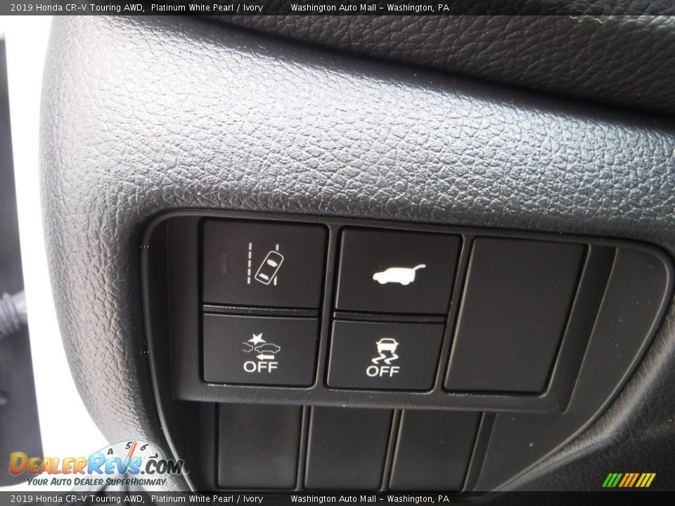 2019 Honda CR-V Touring AWD Platinum White Pearl / Ivory Photo #15