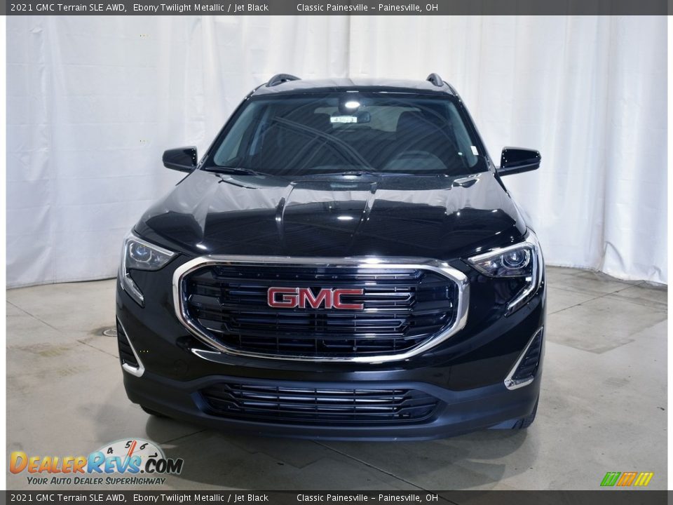 2021 GMC Terrain SLE AWD Ebony Twilight Metallic / Jet Black Photo #4