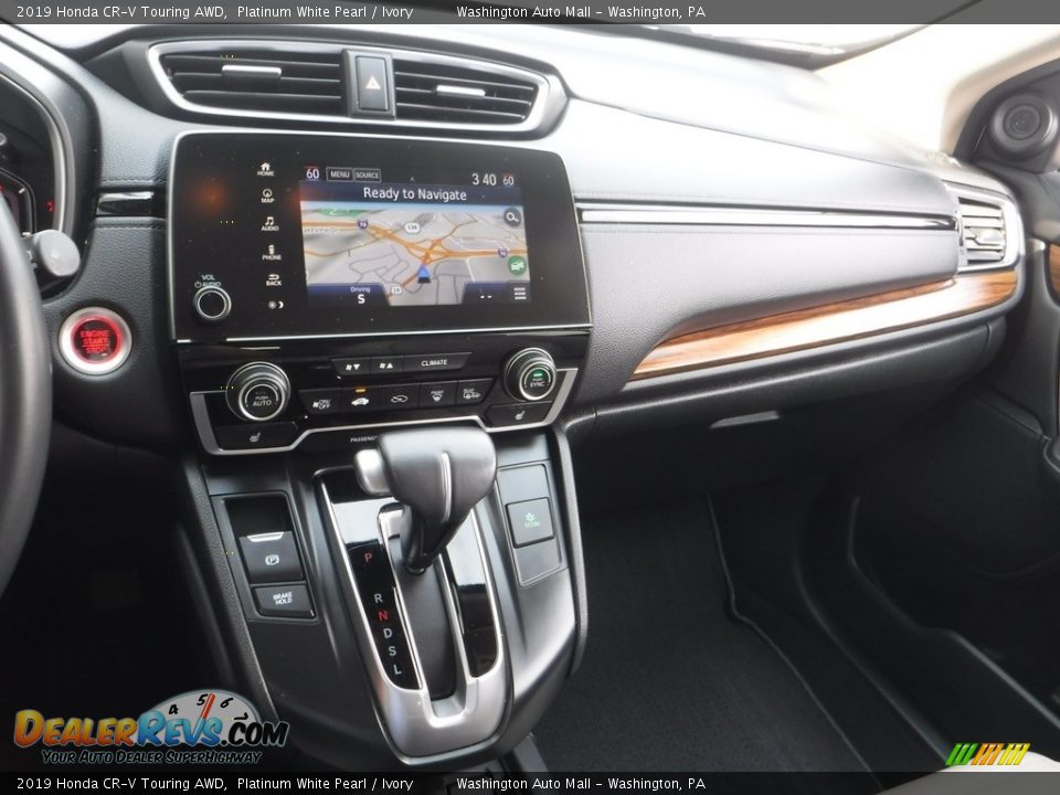 2019 Honda CR-V Touring AWD Platinum White Pearl / Ivory Photo #19