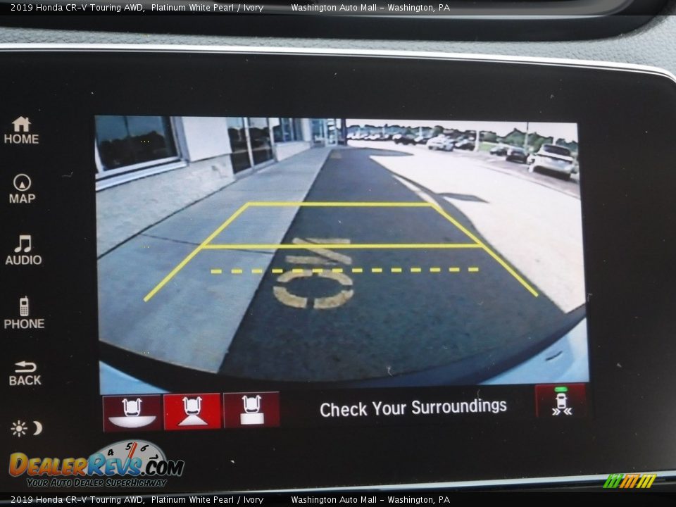 2019 Honda CR-V Touring AWD Platinum White Pearl / Ivory Photo #22
