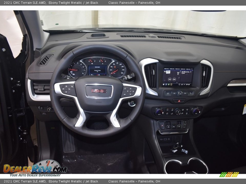 2021 GMC Terrain SLE AWD Ebony Twilight Metallic / Jet Black Photo #10